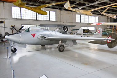 Luftfahrtmuseum Krakau - de Havilland D.H.100 Vampire