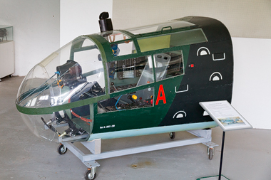 Museum Rechlin - Arado Ar 263 Cockpit (Nachbau mit Originalteilen)